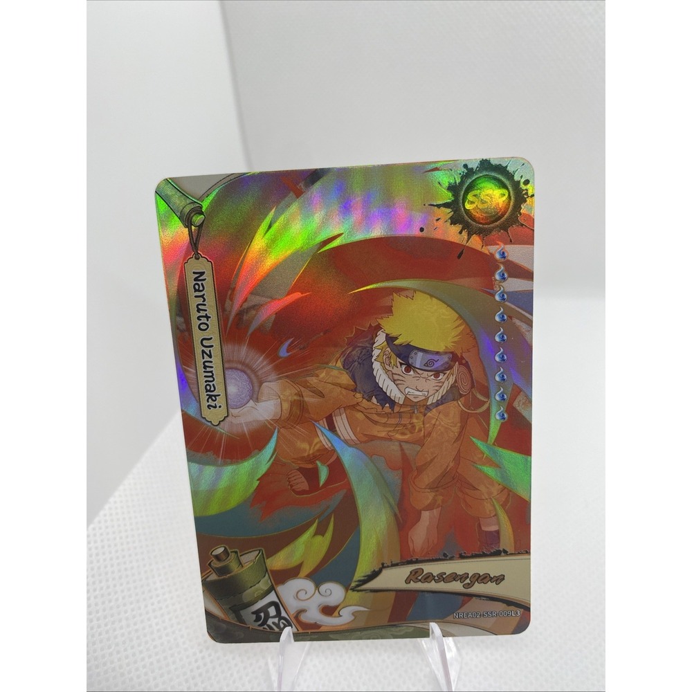 Naruto Uzumaki NREA02-SSR-009L3 Naruto Kayou Trading Card SSR Foil Holo